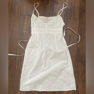 Brandy Melville John Galt white Arianna dress